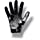 Under Armour Men's F7 Football Gloves , Black (001)/Metallic Silver , Large