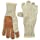Fox River Ragg & Leather Glove Beige/Brown Small