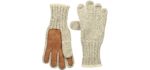 FoxRiver Unisex Ragg and Leather - Wool Gloves