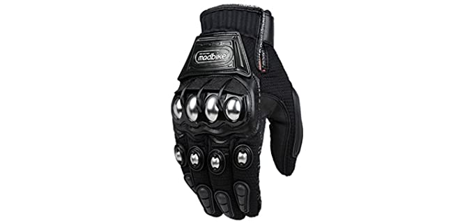 ILM Unisex Alloy Steel - Durable Motorcycle Gloves