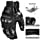 ILM Alloy Steel Knuckle Motorcycle Motorbike Powersports Racing Tactical Paintball Gloves (L, BLACK)