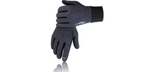 SIMARI Work Gloves for Men Women with Grip, Freezer Gloves for Cold, Winter Hiking Running, Touchscreen Waterproof Warm, Perfect for Yard, Gym Workout, Outdoor, Driving, Camping and Daily Working