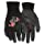 MCR Safety 9669L, 13 Gauge Black Nylon Shell, Blk PU Palm & Fingers, L (12 pr)