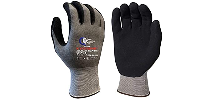 Quest Cut Resistant Work Gloves – Flexible Working Gloves with Graphene Material