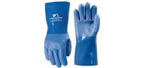 Wells Lamont Heavy Duty PVC Coated Work Gloves | Liquid/Chemical, Abrasion & Cut Resistant, Waterproof | Versatile, Flexible, Durable | Cotton Lining, Large (174L)