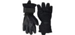 Burton Support Glove Snowboard Ski Gloves True Black Size Small Removable Wristguard