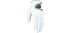 Callaway Men's Dawn Patrol Golf Glove, Cadet Large, Left Hand, Prior Generation, White