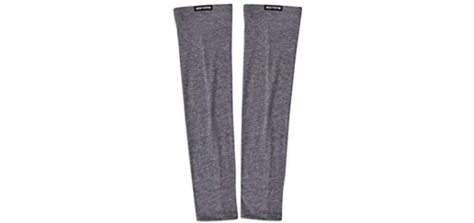Derivative Arm Sleeves for Fashion & Sports (Unisex) XX-Large Heather Grey