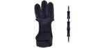 EAmber Unisex Durable - Shooting Archery Gloves