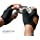 Foamy Lizard Gaming Grip Gloves Hexotech Pro Gamer Anti-Sweat Fingerless Tactical Gloves for Controller Grip for Xbox Series X, Playstation 5 Dualsense (Pair of Gloves) LG