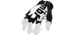 Ironclad MIBR PC Gaming Gloves, Precision Fit, Performance Grip, Machine Washable, (1 Pair), Size L (ES-MIBR-04-L)