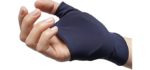 NatraCure Computer Gloves (Carpal Tunnel Relief) - Size: Small - One Pair (Reversible) - (For Wrist and Hand Pain Relief from Typing and Other Repetitive Movements)