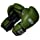 Ring to Cage 20oz, 22oz, 24oz Deluxe MiM-Foam Sparring Gloves - Safety Strap Boxing Training Gloves, for Boxing, MMA, Muay Thai, Kickboxing (16oz, Marine Green/Black)