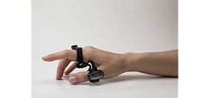 Tap Strap 2 - Wearable Keyboard, Mouse & Air Gesture Controller (Small)