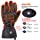 day wolf Heated Motorcycle Gloves Waterproof 7.4V 2200MAH Electric Rechargeable Battery Gloves for Winter Biking Skiing Cycling Hunting Fishing Ski Snow Men Women (2XL)