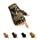 HYCOPROT Fingerless Tactical Gloves, Knuckle Protective Breathable Lightweight Outdoor Military Gloves for Shooting, Hunting, Motorcycling, Climbing (M, Green Camo)