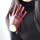 DooWay Women Short Real Leather Gloves Imported Goatskin Leather Touchscreen Warm Driving Tassel Zipper Finger Gloves Dark Red Size M
