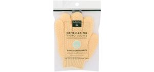 Earth Therapeutics Exfoliating Hydro Gloves, Natural