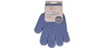 Evridwear Unisex Dual texture - Exfoliating Gloves