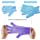Newthinking 12 Pairs Exfoliating Shower Gloves, 6 Colors Double-Sided Matte Body Cleaning Bath Gloves, Deep Clean Dead Skin and Improves Blood Circulation