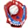 Rawlings Players Series Youth Tball/Baseball Glove with Ball, Right Hand Throw, Red/Blue, 9 Inch (Ages 3-5)