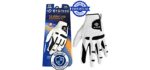 New Improved 2X Long Lasting Bionic StableGrip Golf Glove - Patented Stable Grip Genuine Cabretta Leather, Designed by Orthopedic Surgeon! (Men's Medium Large, Worn on Left Hand)