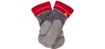 Öjbro Swedish Grey Suede Palm Mittens (as Featured by the Raynauds Assn) (Skafto Gra/Grey, Small)