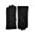 YISEVEN Women's Merino Rugged Sheepskin Shearling Leather Gloves Mittens Sherpa Fur Cuff Thick Wool Lined and Heated Warm for Winter Cold Weather Dress Driving New Year Gifts, Black M