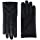 isotoner Men’s Spandex Touchscreen Cold Weather Gloves with Warm Fleece Lining and Chevron Details, Black, Medium