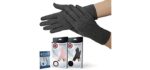 Doctor Developed Arthritis gloves / Compression gloves for Women & Men and Doctor Written Handbook - Useful for Arthritis, Raynauds, RSI, Carpal tunnel (full-length, M)