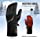 Heated Gloves for Men Women Rechargeable Waterproof, Winter Glove Liners for Raynaud, Thin Heated Gloves for Ski Hiking (Black, Large)