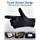 Lanyi Running Gloves Lightweight Cycling Sports Work Black Gloves Men Women Windproof Anti-Slip Touchscreen Compression Liner Gloves (M)