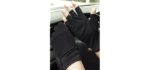 Lightweight Summer Fingerless Gloves Men Women UV Sun Protection Driving Cotton Gloves Antislip Breathable Touchscreen Gloves