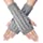 Loritta 4 Pairs Womens Fingerless Gloves Winter Warm Knit Crochet Thumbhole Arm Warmers Multi B
