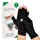 2-Pair Arthritis Compression Gloves for Alleviate Rheumatoid Osteoarthritis, Carpal Tunnel Raynauds Disease, Ease Muscle Tensi on Fingerless, Breathable & Moisture, Women and Men (Black, Medium)