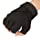 AHL Outdoor Half Finger Gloves Unisex Motorcycle Bicycle Cycling Breathable Protective Fashion Racing Sport Gloves (XL, Black)