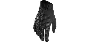 Fox Racing Mens Defend Mountain Biking Glove,Black/Black,2X