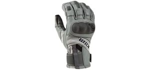 KLIM Adventure GTX Short Men's ADV Motorcycle Gloves 2XL Monument Gray