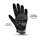 MOTOW Motorcycle Gloves for Men Women, Summer Powersports Gloves for ATV MTB Dirt Bike Racing Riding Biking with Hard Knuckle, Breathable Touchscreen-Friendly Thumb Index Fingertip Black-S