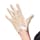 Nappaglo Women's Nappa Leather & Lace Unlined Gloves Bow Decoration Summer Short for Wedding Prom Banquet Party Driving (X-Large, Beige)