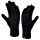 Winter Touchscreen Gloves for Men & Women 3 Fingers Dual-layer Touch Screen Warm Lined Anti-Slip Knit Texting Glove, Black, Medium