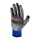 5-Pair Pack Wells Lamont Nitrile Work Gloves | Lightweight, Abrasion Resistant | Large (580LA) , Grey