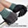 DEX FIT Work Gloves FN330, 3D Comfort Stretch Fit, Power Grip, Durable Foam Nitrile Coated, Smart Touch, Thin & Lightweight, Machine Washable, Black Grey 9 (L) 3 Pairs