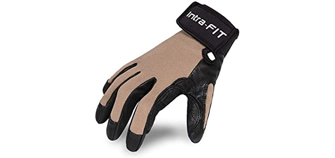 Intra-FIT Climbing Gloves Rope Gloves, Perfect for Rappelling, Rescue, Rock/Tree/Wall/Mountain Climbing, Adventure, Outdoor Sports, Soft, Comfortable,Improved Dexterity