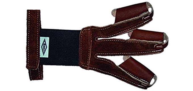 Neet 60143 FG-2L Shooting Glove Leather Tan Large