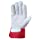 Wells Lamont Leather Work Gloves with Safety Cuff, Double Palm, Split Cowhide, One Size (4050) , Black , Large , Red