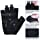 HuwaiH Cycling Gloves for Men/Women Anti Slip Shock Absorbing Biking Gloves Half Finger Gel Pad Bicycle Gloves Breathable Bike Gloves (Black, Small)