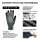Level 6 Cut Resistant Work Gloves, Foam Nitrile Coated with Grip, Touchscreen Safety Gloves for Woodworking, Fishing, Construction, Mechanic (M/Size 8, 1 Pair)