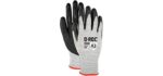 MAGID Touchscreen Level A3 Cut Resistant Work Gloves, 12 PR, Polyurethane Coated, Size 10/XL, Reusable, 15-Gauge Hyperon Shell (GPD352)