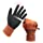 Schwer Cut Resistant Gloves ANSI A9, Touchscreen, Sandy Nitrile Coated Safety Work Gloves With Grip, for Handle Glass, Detect Metal, HVAC, Warehouse, Construction,Wood Work, Automotive,Orange